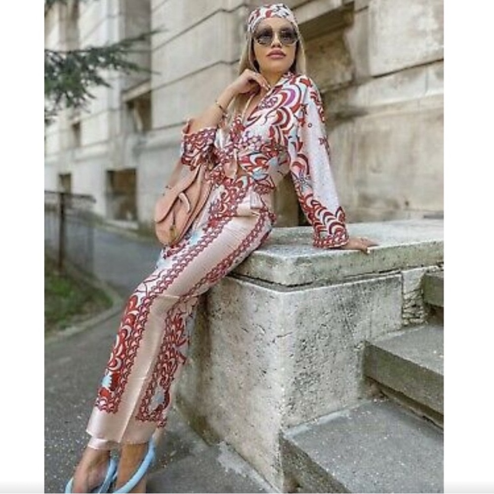 Zara Multicolor Shirt with Pants